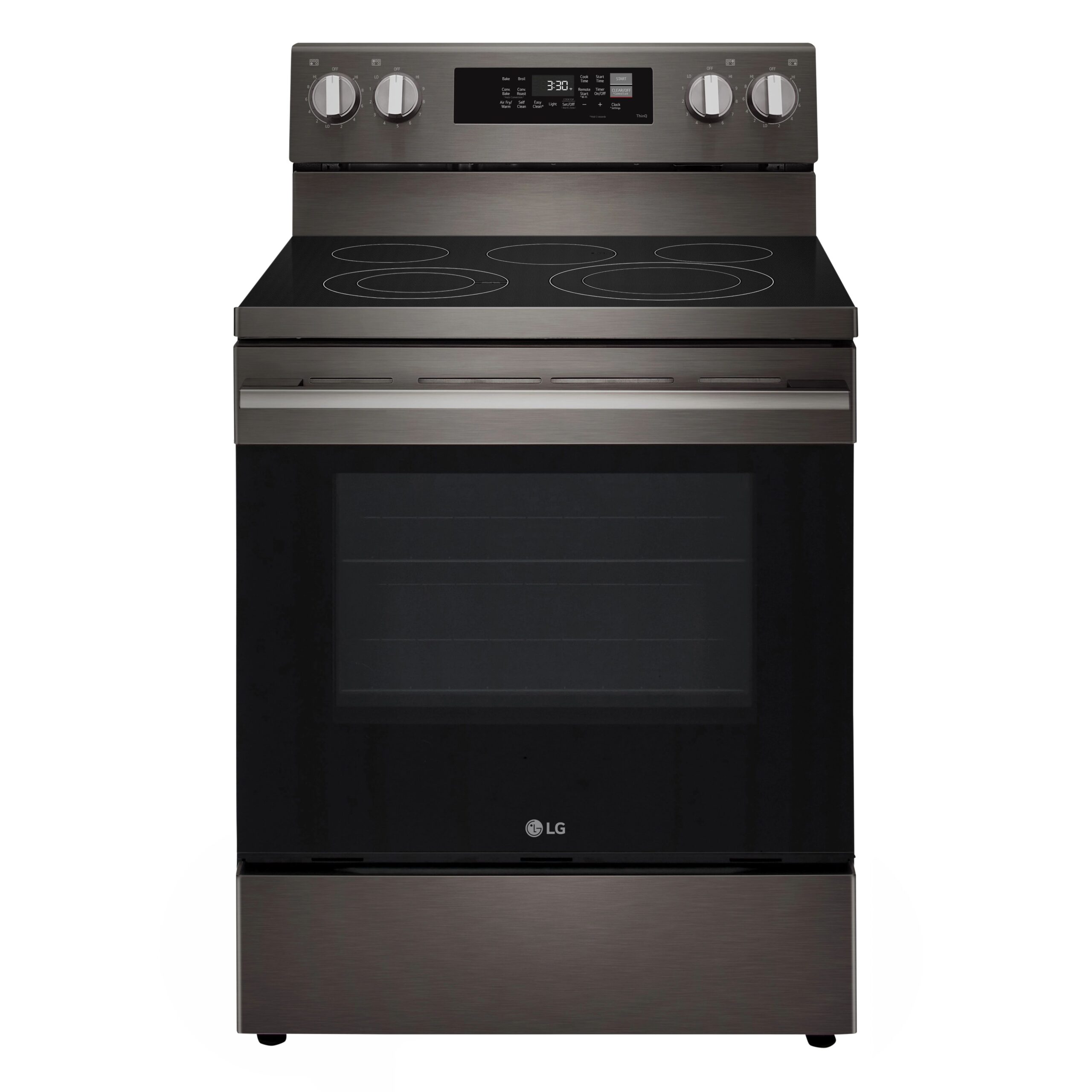 LREN6323 – Cuisinière électrique standard LG – 30 po – Acier inoxydable noir