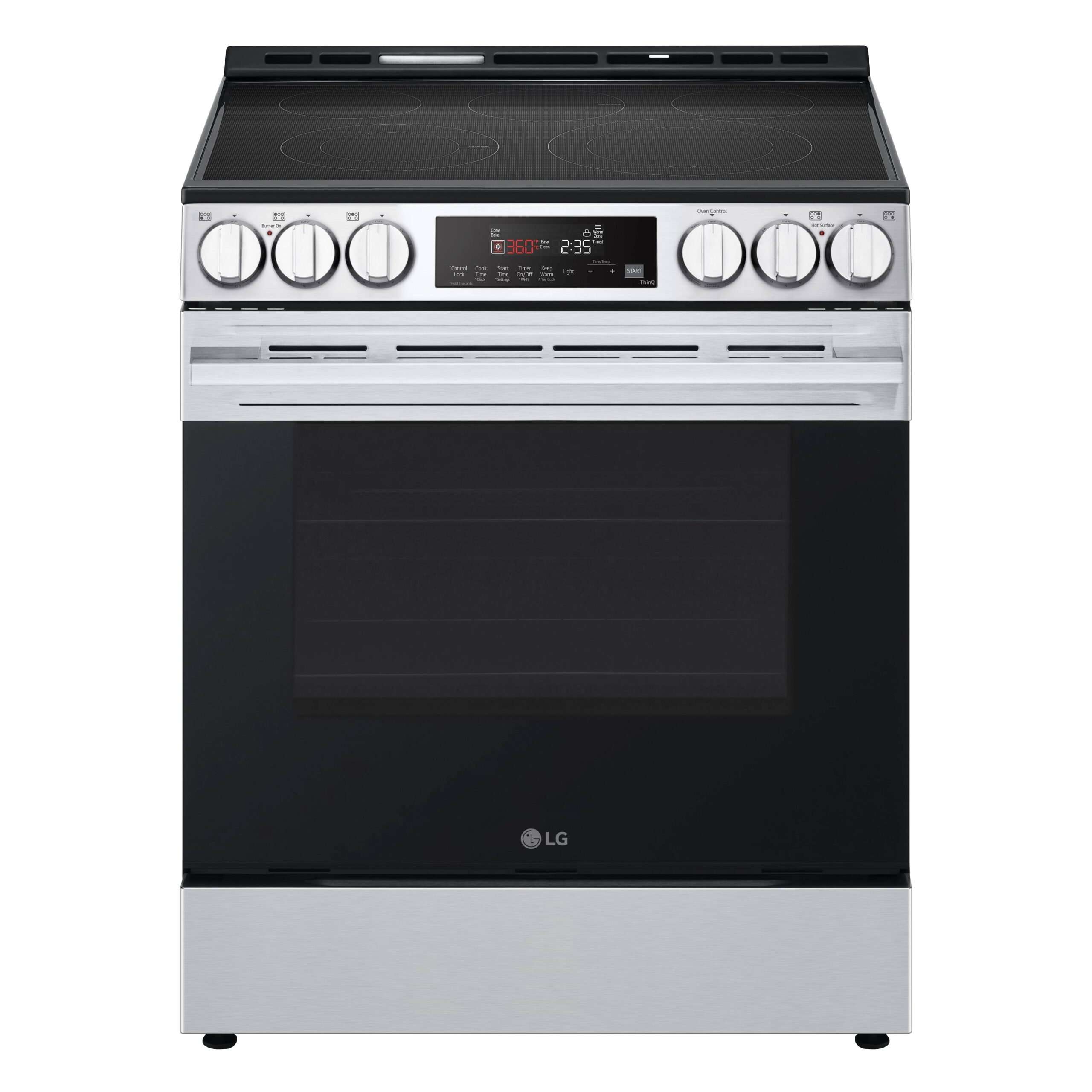 LSEL6333 – Cuisinière électrique encastrable LG – 30 po – Acier inoxydable résistant aux taches
