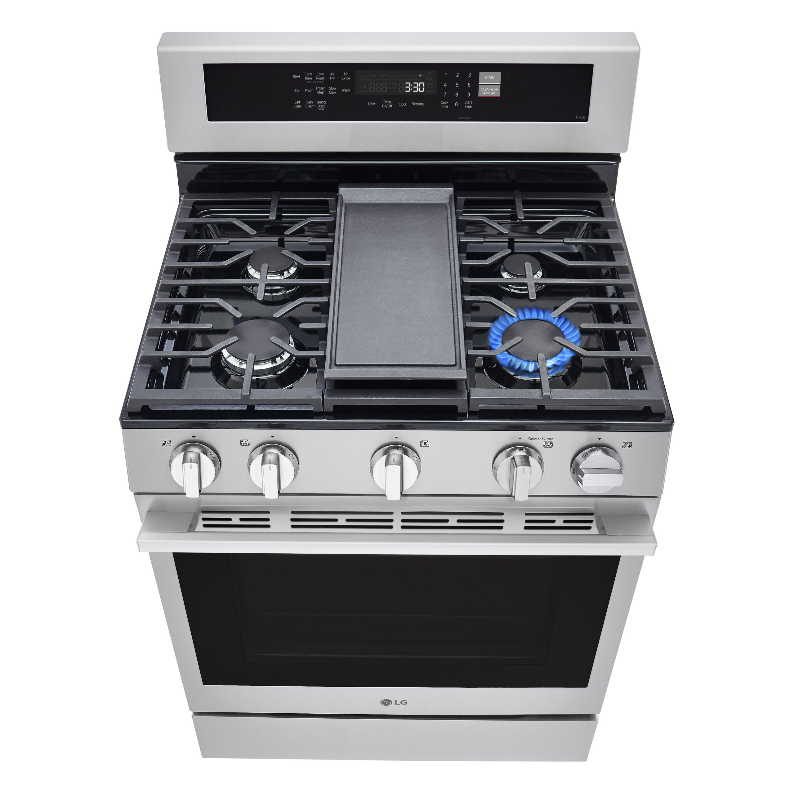 LRGN6325X – Cuisinière au gaz standard LG – 30 po – Image 3