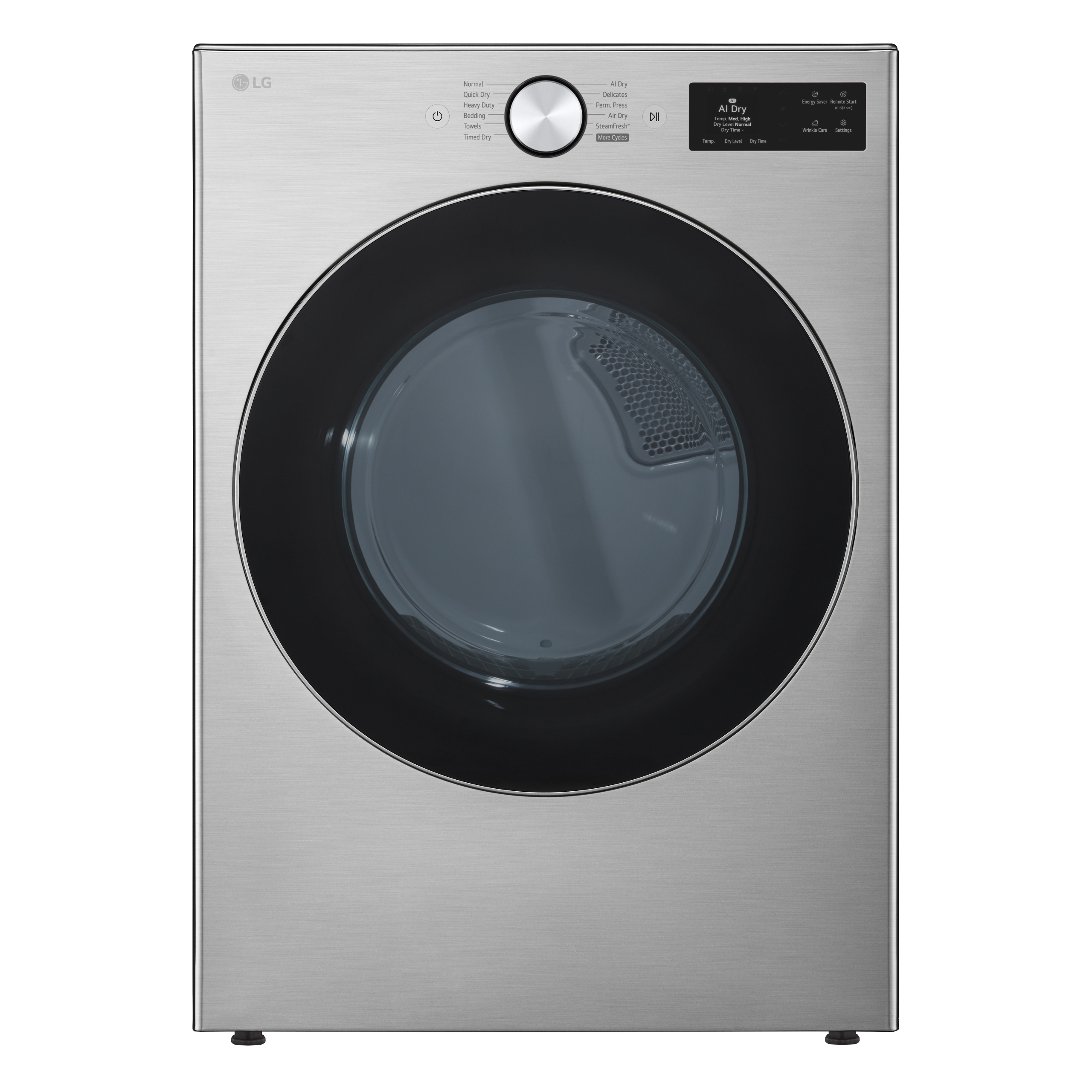 DLEX5800V Sécheuse électrique à super grande capacité de 7,4 pi3 avec séchage par détecteur IA et TurboSteamMD